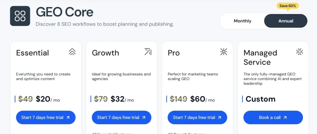 Scalenut AI pricing